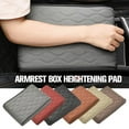 thumbnail image 3 of QHUDLV Auto Center Console Pad Memory Cotton Car Armrest Box Pad Universal Waterproof Leather Armrest Seat Box Cover,Vehicle Seat Box Cushion Protector for SUV Truck, 3 of 9