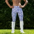 thumbnail image 7 of Macho Wrestler Madness Halloween Costume Cosplay Spandex Pants, 7 of 7