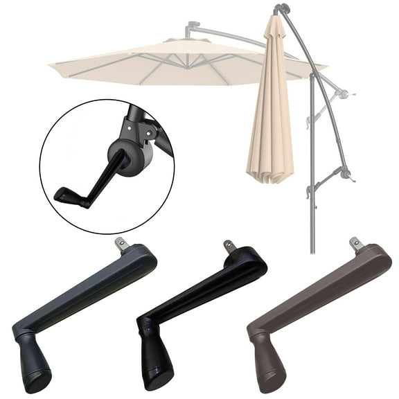 Outdoor Patio Umbrella Plastic Crank Handle Replacement, Universal Parasol Accessory for Beach, Balcony, Terrace, Picnic – Easy Install & Rust-Proof, 1 Pack