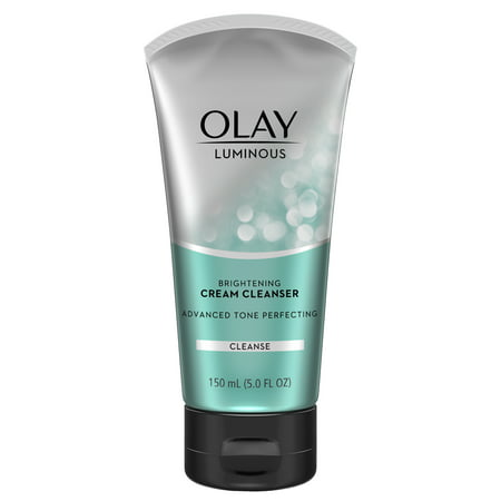 Olay Luminous Brightening Cream Face Cleanser, 5.0 fl (Best Face Wash And Moisturizer For Oily Skin)