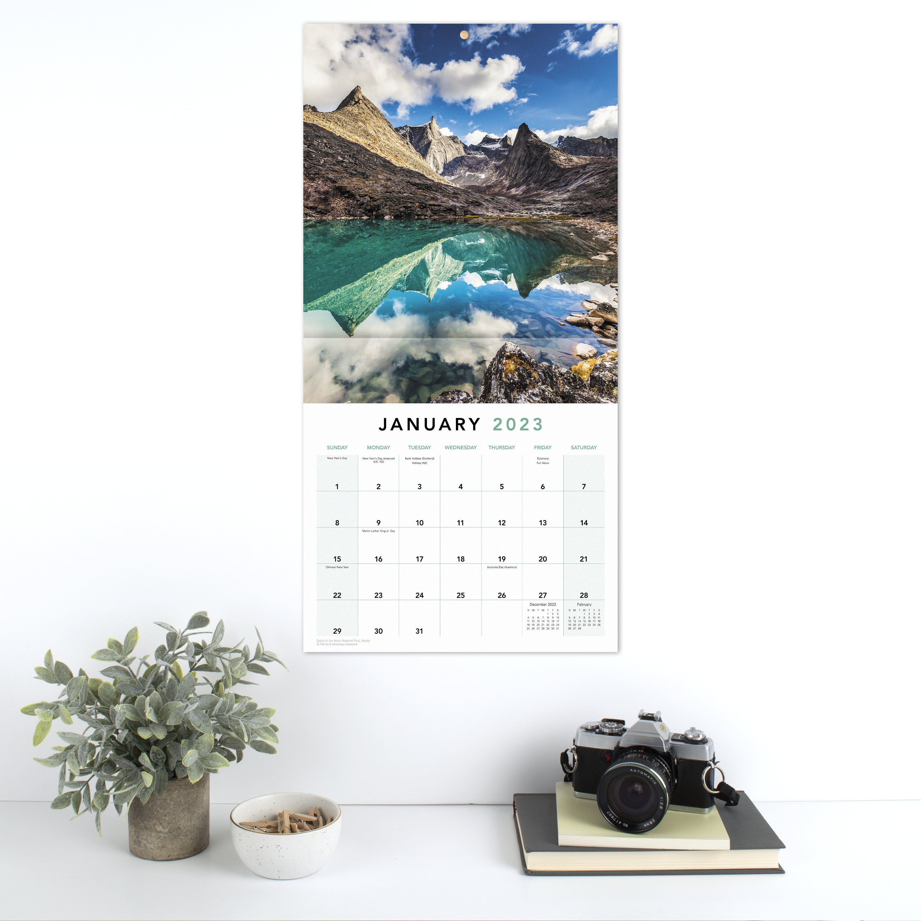 2023 Wall Calendar, National Parks, 12" x 12" by Mead (WMEP0810-23)