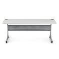 thumbnail image 2 of Hampden Furnishings Wyatt 24" x 72" Flip-Fold Training Table, Speckled Grey, 2 of 4