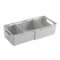 thumbnail image 2 of Caja De Almacenamiento De Escritorio Con 2 Particiones Desmontables, Contenedor De Almacenamiento Retráctil, Organizador De Ropa Interior Para Dormitorio, Armario De Estudio sonducket HA017666-00, 2 of 7