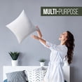 thumbnail image 3 of Almohadas Utopia Bedding, color blanco, 45 x 45 cm (juego de 1), 3 of 9
