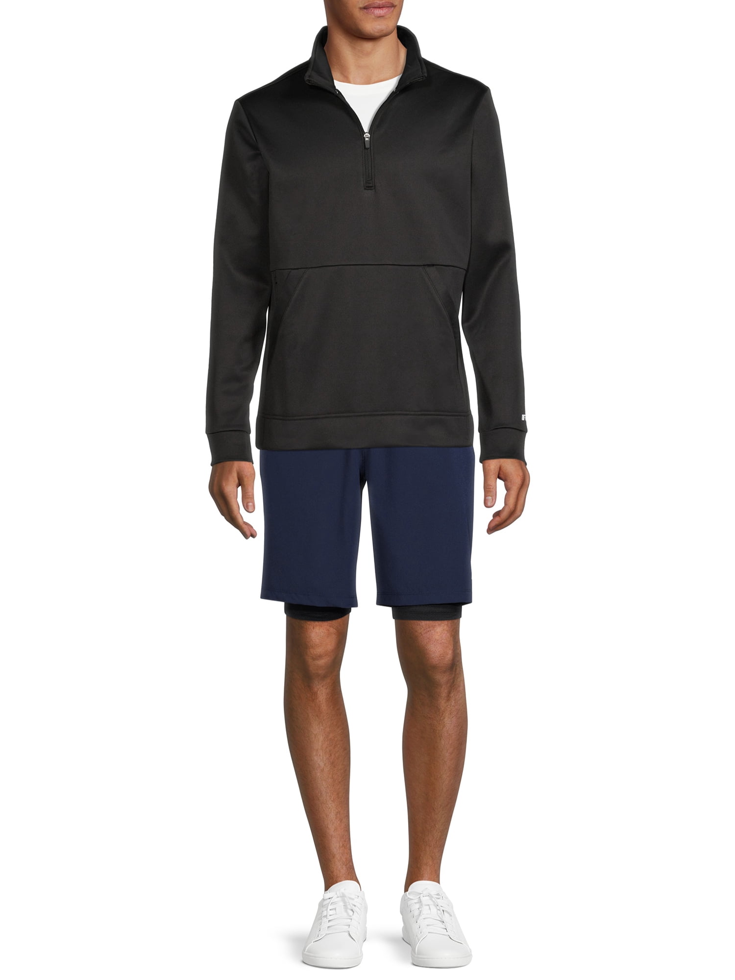 Russell Men's and Big Men's Active 2-in-1 Woven Shorts with Liner, up to size 5XL