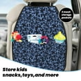 thumbnail image 5 of Fuzoiu Anchors Ship Print 2 Pack Kick Mat Back Seat Protector With 3 Storage Pockets, Universal Car Seat Back Organizer For Kids Pets, Waterproof Backseat Protector For Most Car, 5 of 8