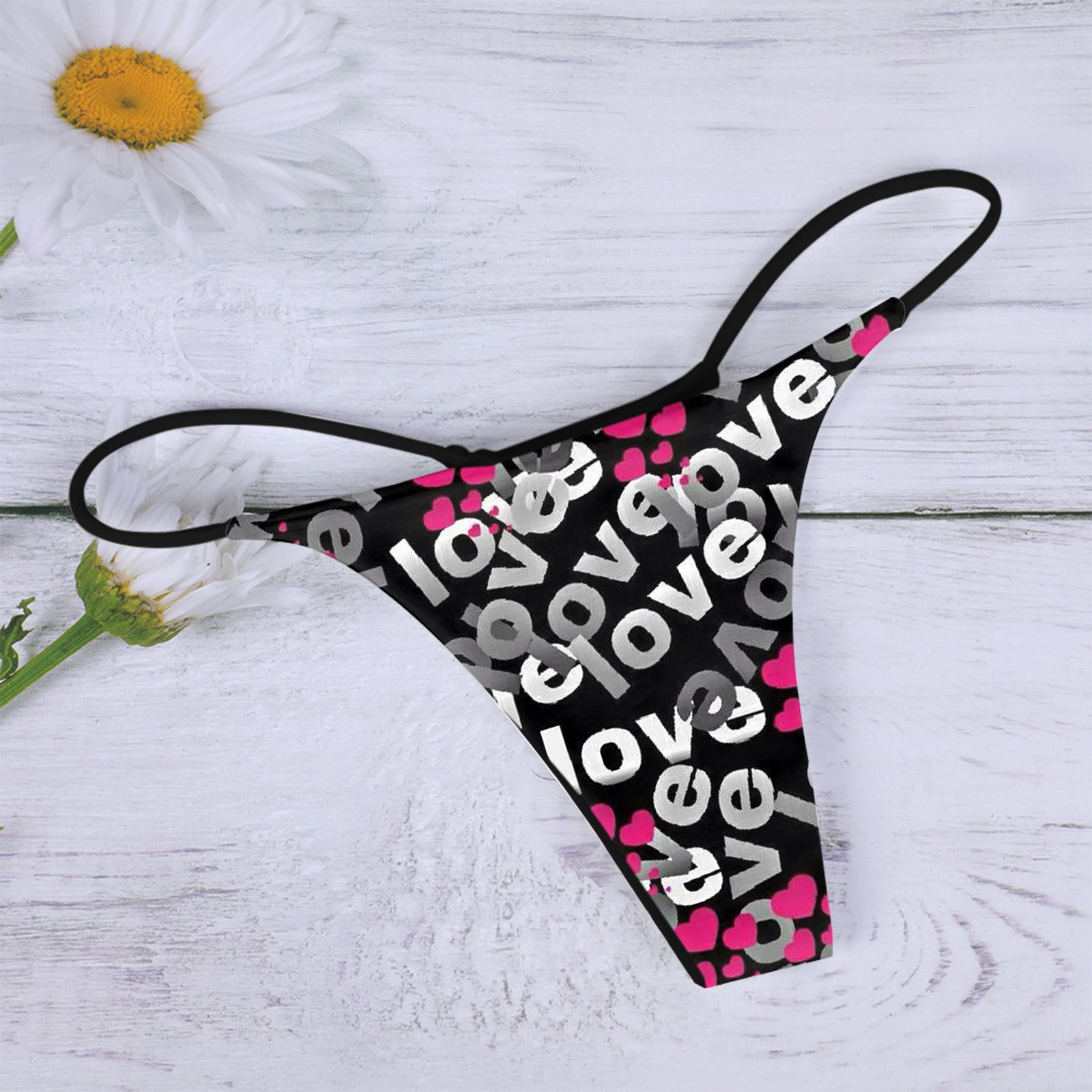 Aayomet Cotton Bikini Underwear for Women and Hip Lifting Seamless Pattern  Underwear (Pink, XL)