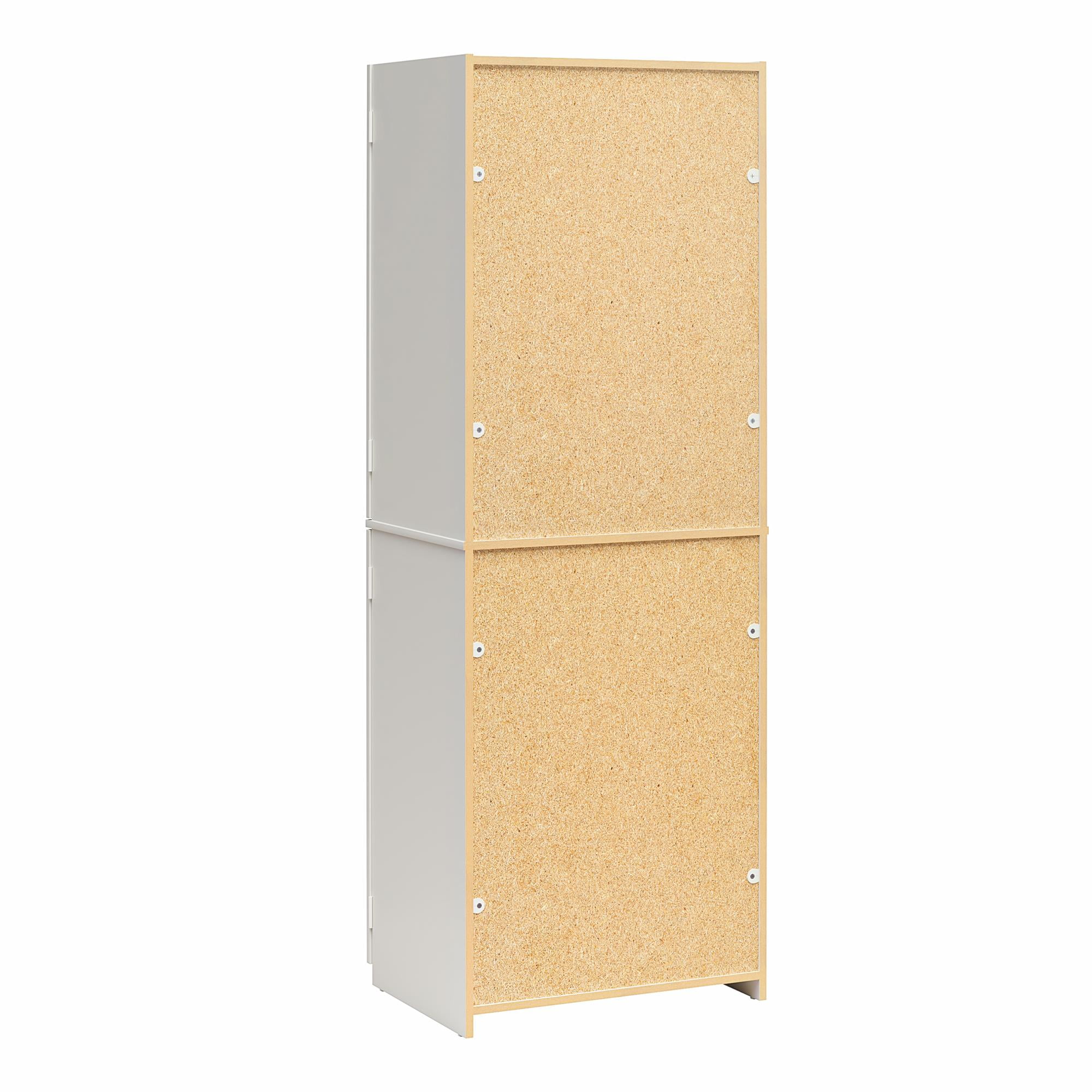 Mainstays 72" 4-Door Cabinet, White