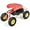 Red, variant on SSyao Garden Seat with Wheels, Heavy-Duty Rolling Garden Cart with 360° Swivel Adjustable Seat,Tool Tray & Rear Basket,Outdoor Gardening Scooter for Lawn,Ideal for Seniors & Adults,Green