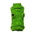 thumbnail image 2 of Clearance! Warm Dog Cat Sweater Winter Pet Clothing Turtleneck Knitted Pet Cat Puppy Clothes Costume For Small Dogs Cats Chihuahua Outfit Green L, 2 of 6