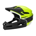 thumbnail image 2 of Casco de bicicleta Casco de bicicleta con mentonera extraíble Cascos de ciclismo transpirables Negro Amarillo, 2 of 9