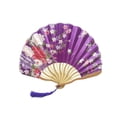 thumbnail image 2 of Wzzjkit Folding Hand Fan With Colorful Classical Style Folding Fan for Party Dancing Wedding and Home Decoration, 2 of 6