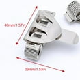 thumbnail image 3 of 3Pcs Triple Hole Pen Organiser Metal Pencil Storage Slots with Pocket Clip Adjustable Spring Rings for Notebook Uniform, 3 of 10
