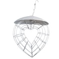 thumbnail image 2 of Outdoor Hanging Bird Feeder Heart-Shaped Washable Bracket, 2 of 9