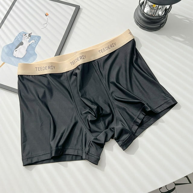 Boxers Ice Silk Man Underwear Boxer Graphene Men Underpants Breathable Comfortable Men's Panties Ultrathin BoxerShorts Trunk