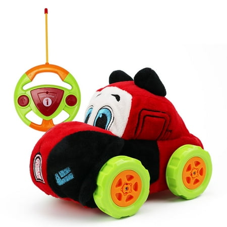 Plush RC Car Toy Cartoon Washable Mini Remote Control Vehicle for 3-6 Years  Old Kids | Walmart Canada