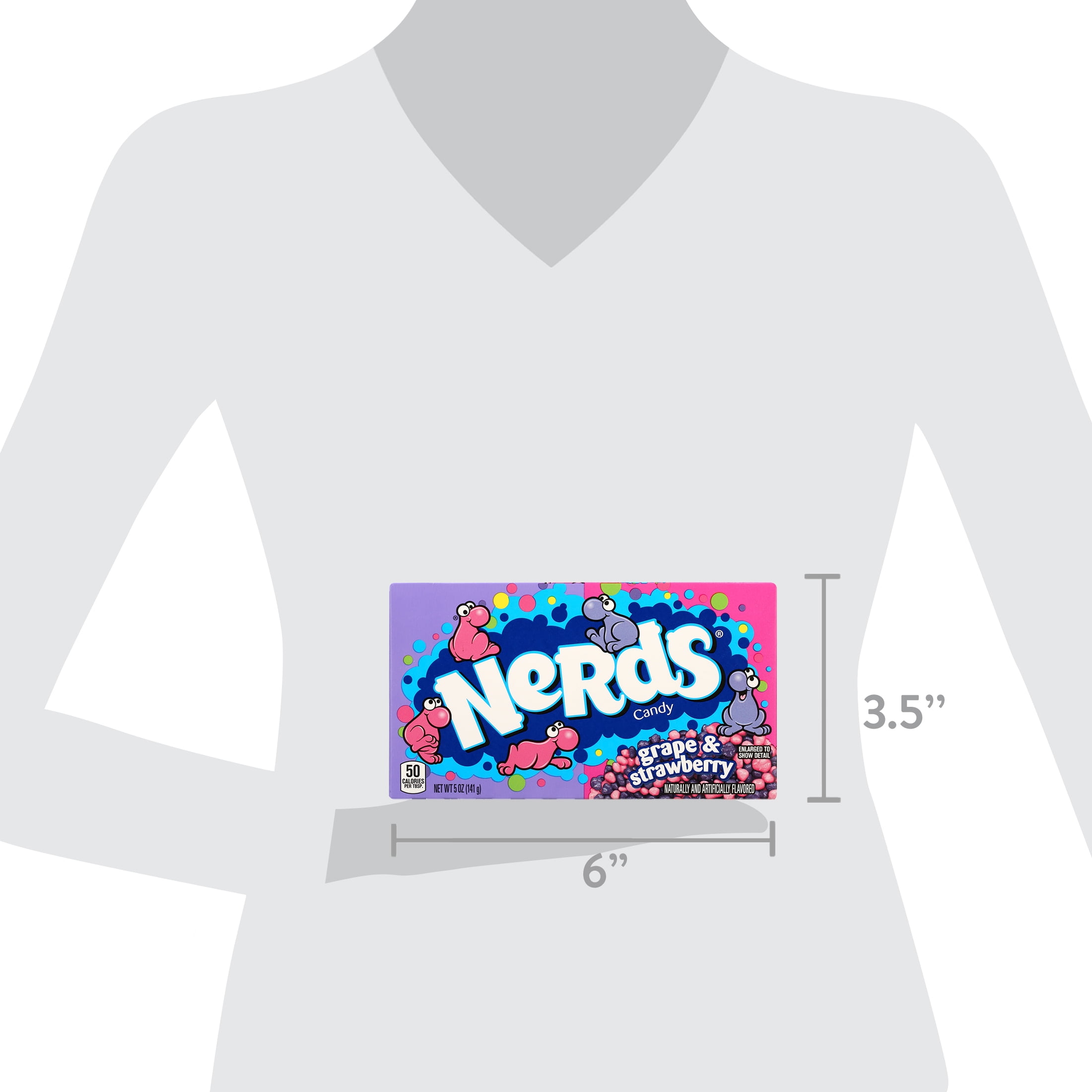 Nerds Grape and Strawberry Candy Theater Box, 5 Oz (12 Count)