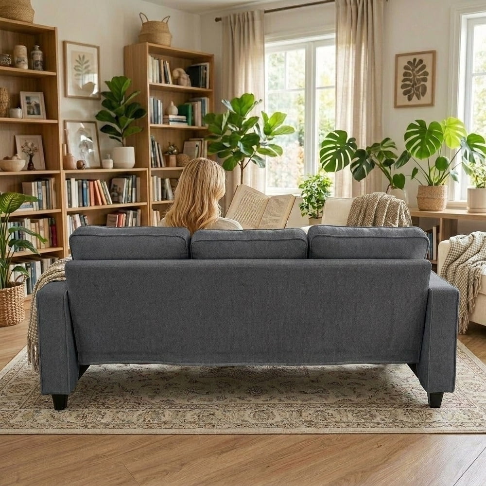 US Pride Chenille upholstery 77.2 inch wide Sofa