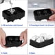 thumbnail image 3 of UBIUO 3D Skull Ice Mold Tray, Ice Molds Silicone Skull Ice Cube Molds with Funnel, Funny Ice Skull for Cocktail, Whiskey, Bourbon, Chilled Drinks Blac, 3 of 4