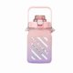 thumbnail image 1 of 1.5l Large Capacity Water Bottle With Lanyard Outdoor Fitness Running Gym Training Plastic Sports Travel Rock Climbing Bottlespink, 1 of 3
