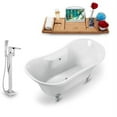 thumbnail image 5 of Tub, Faucet and Tray Set Streamline 60" Clawfoot NH900GLD-CH-100, 5 of 7