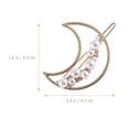 thumbnail image 2 of unbranded 4Ud Clips De Hollow Moon Con Perla Y Rhinestone Para Uso, 2 of 8