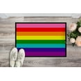 thumbnail image 2 of Caroline's Treasures CK7993MAT Gay Pride before 1978 Doormat 18x27, 27"L x 18"W, multicolor, 2 of 4
