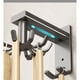 thumbnail image 3 of Colgadores giratorios para utensilios de cocina, ganchos de acero inoxidable montados en la pared con 10 ganchos para armario, cocina y baño, 360 grados, 3 of 5