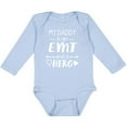 thumbnail image 3 of Inktastic My Daddy is an EMT and a Hero Boys or Girls Long Sleeve Baby Bodysuit, 3 of 5