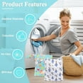 thumbnail image 5 of HAIJSEVR 2 Pack Waterproof Wet Bag, Cloth Diaper Wet Dry Bags with Zipper, Washable Travel Bags for Stroller Daycare Baby Diapers Yoga Gym Beach Pool Wet Toddler Swimsuits, 5 of 7