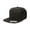Black, variant on Adult Unisex 6-Panel Structured Flat Visor Classic Snapback