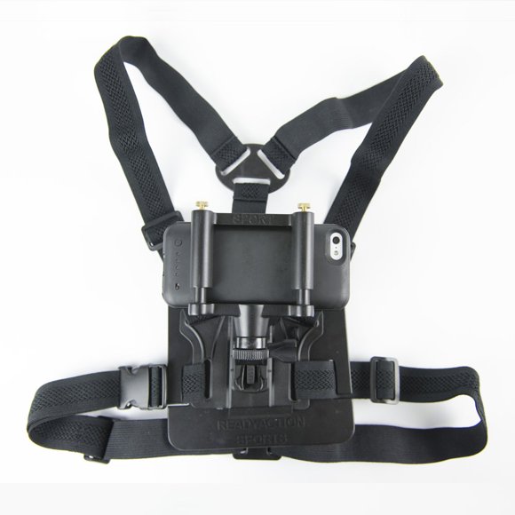 READYACTION Sport -Smartphone/Camera Chest Harness -Ships w/Free Bike Mount