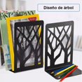 thumbnail image 4 of Tope para libros, 2 pares, sujetalibros con diseño de árbol, sujetalibros con diseño de árbol, durabilidad extendida Jadeshay A, 4 of 8