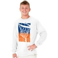 thumbnail image 3 of Basketball Hoop Athlete Game On Men's Long Sleeve Tee T Shirt Brisco Brands M, 3 of 6