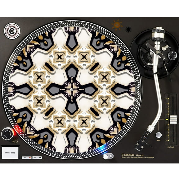 KuzmarK™ 12" DJ Turntable Slipmat - Desert Cross
