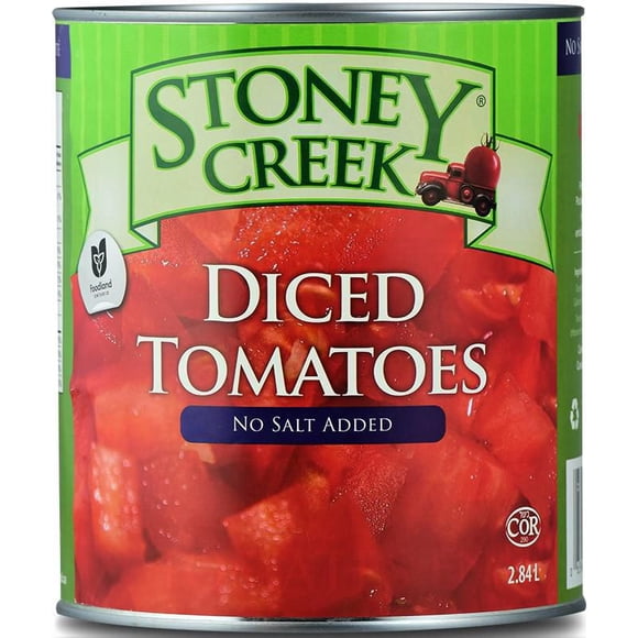 Stoney Creek No Salt Added Diced Tomatoes 2.84 l