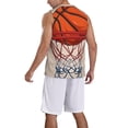 thumbnail image 2 of Sikiie Basketball Shot Basketball Jersey Reversible Men's Mesh Athletic Sports Shirts Training Practice S-4XLX-Large, 2 of 6