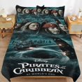 thumbnail image 2 of Pirates of The Caribbean 3-Piece Bedding Set Duvet Cover Set Soft Warm And Comfortable Soft Bed Set with 1 Duvet Cover And 2 Pillowcases for Bedroom, 2 of 8