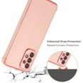 thumbnail image 2 of for Samsung Galaxy A33 5G Case Luxury Plating Case Cover Slim Lightweight Glossy Bling Phone Case Soft TPU Shockproof Bumper Case Electroplated Case,Pink, 2 of 6