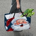 thumbnail image 7 of Santa Claus Versatile Oxford Cloth Reusable Storage Box - Foldable, Large Capacity Beach Bag, Shopping Bag, and Decorative Box, 7 of 7