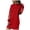 Red, variant on sertiohcv Sundresses for Women Autumn Floral Embroidery Winter Women Long Dress Sleeve Casual Sweatshirt Women Dress Red,Size XL