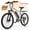 Silver, variant on VARUN 24" Electric Bike for Adults, 350W Motor, 20MPH, 36V Removable Battery, Up to 50 Miles Range, 7-Speed, Front Suspension & Dual Disc Brakes, All-Terrain Tires, UL Certified