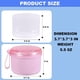 thumbnail image 4 of Estuche para Dentaduras Postizas, Vaso de Baño A Prueba de Fugas para Viajes, Recipiente para Remojar Dentaduras Postizas Completas y Parciales, Color Rosa., 4 of 5