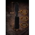thumbnail image 3 of Barber Brush Set (10-Piece) for Waves, Fades, Beard & Hair | Soft & Medium Bristles, Black, 3 of 5