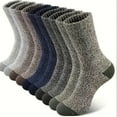thumbnail image 4 of XINRUI 5-Pack Men’s Thermal Winter Socks – Warm & Breathable Polyester Blend, Ideal for Hiking, Fishing & Everyday Wear, Machine Washable., 4 of 11