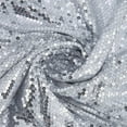 thumbnail image 2 of Zelouf Adelyn All Over Sequin  , Sewing, DIY, Crafts Fabric by the Yard, Silver, 7 Yard, 2 of 3