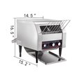 thumbnail image 2 of VEVOR 2200w Commercial Conveyor Toaster,300PCS/Hour 110V Heavy Duty Stainless Steel Toaster for Restaurant Breakfast, Sliver, 2 of 9
