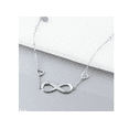 thumbnail image 2 of Fina Pulsera Amor Infinito Plata 925 Con Corazones Ajustable Xtellar plateado, 2 of 4