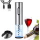 thumbnail image 1 of Sacacorchos eléctrico Yjmei Abridor de botellas de vino profesional Sacacorchos de aluminio con soporte para cuchillos y cable de carga, 1 of 5