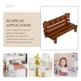 thumbnail image 2 of Miniature Garden Bench Micro Garden Bench Mini Garden Park Bench Mini House Accessories, 2 of 8
